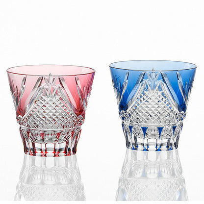 カガミクリスタル KAGAMI | 江戸切子 ペア冷酒杯 富士