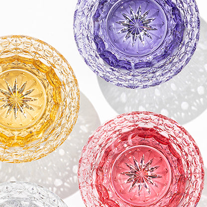 カガミクリスタル KAGAMI | 江戸切子 ロックグラス 夢色 紫 TU782-3020-CMP