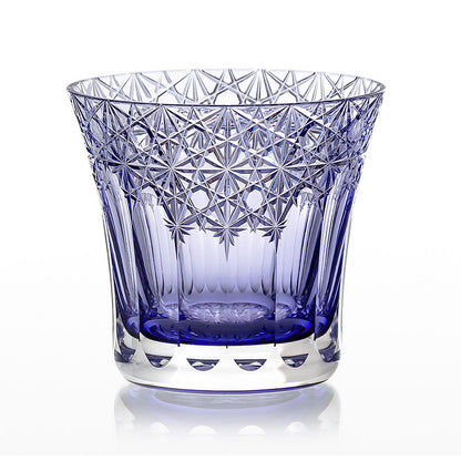 カガミクリスタル KAGAMI | 江戸切子 ロックグラス 夢色 紫 TU782-3020-CMP