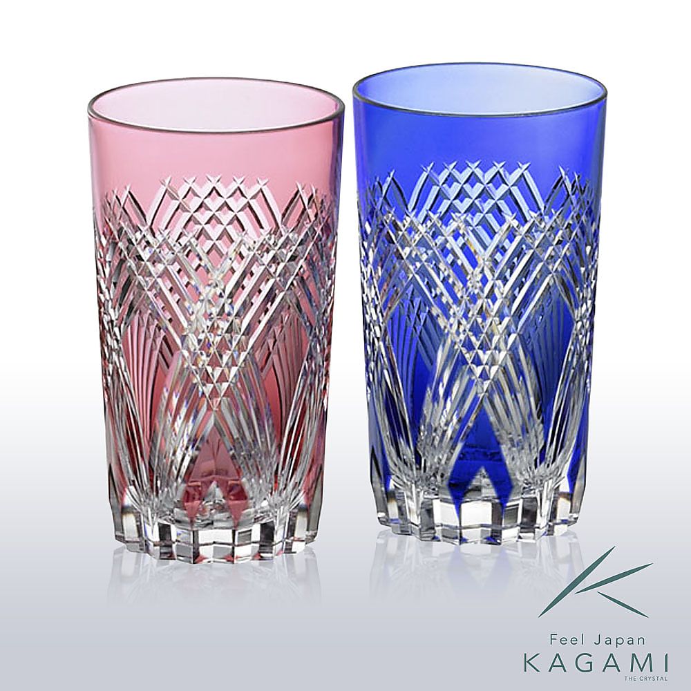 カガミクリスタル KAGAMI | 江戸切子 ペアタンブラー TPS740-2757-AB