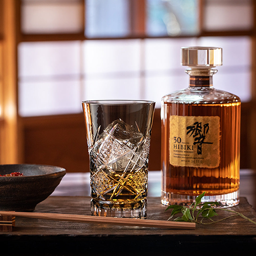 カガミクリスタル KAGAMI | 江戸切子 タンブラー 石垣 T778-3029-BLK