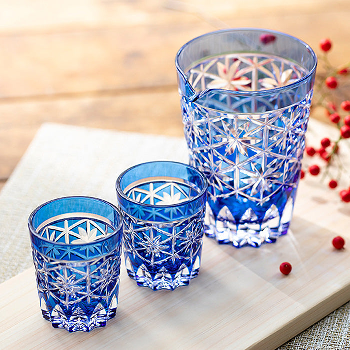 カガミクリスタル KAGAMI | 江戸切子 酒器揃 星花