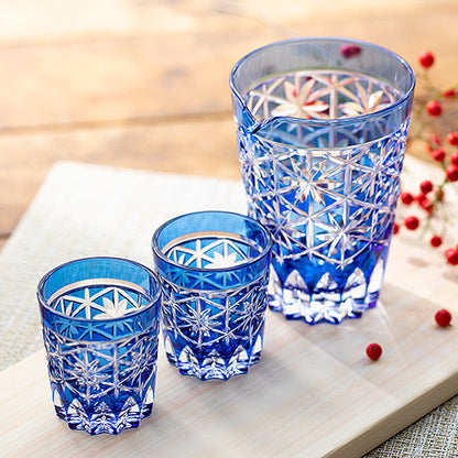 カガミクリスタル KAGAMI | 江戸切子 酒器揃 星花