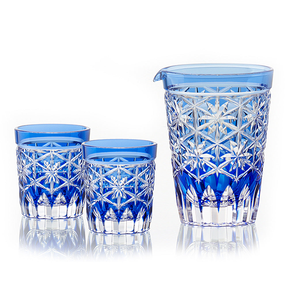 カガミクリスタル KAGAMI | 江戸切子 酒器揃 星花