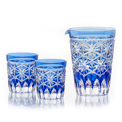 カガミクリスタル KAGAMI | 江戸切子 酒器揃 星花