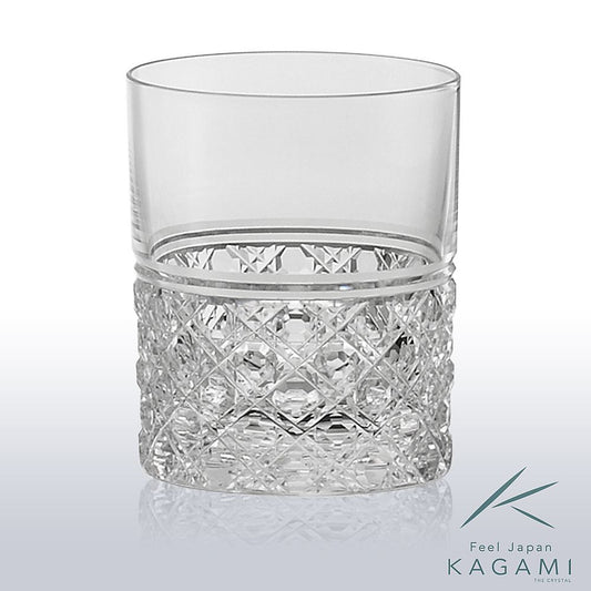 カガミクリスタル KAGAMI | 江戸切子 ロックグラス 八角籠目 紋 T444-1