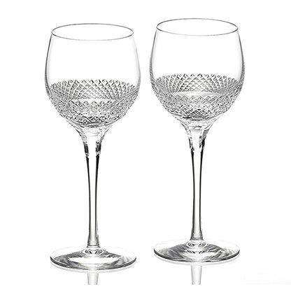 カガミクリスタル KAGAMI | 江戸切子 ペアワイングラス 帯 KWP84-2901