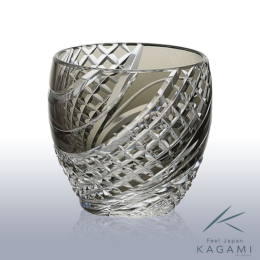 カガミクリスタル KAGAMI | 江戸切子 懐石杯 T535-2044-BLK