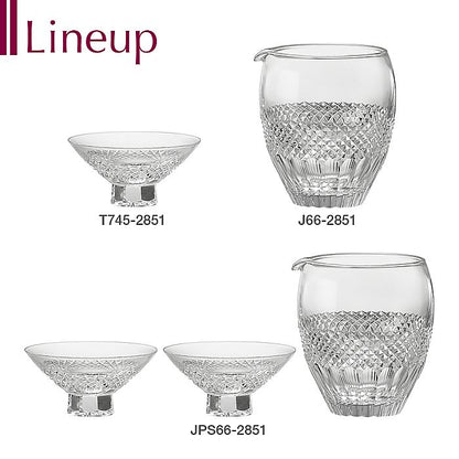 カガミクリスタル KAGAMI | 江戸切子 冷酒片口 魚子 紋 J66-2851