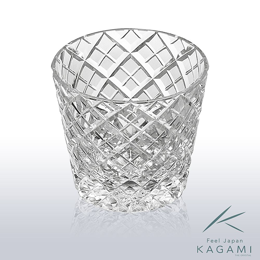 カガミクリスタル KAGAMI | 江戸切子 猪口 矢来重 紋 T709-1564