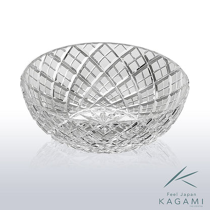 カガミクリスタル KAGAMI | 江戸切子 小鉢 矢来重 紋 M347-1564