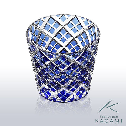 カガミクリスタル KAGAMI | 江戸切子 猪口 矢来重 紋 T709-1564-CCB