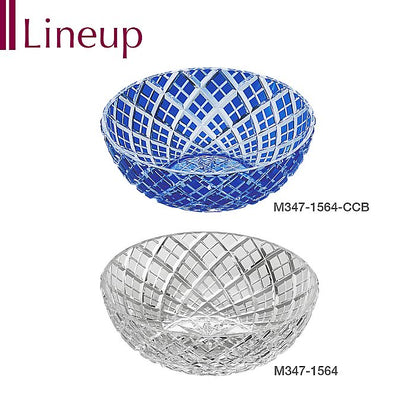 カガミクリスタル KAGAMI | 江戸切子 小鉢 矢来重 紋 M347-1564-CCB