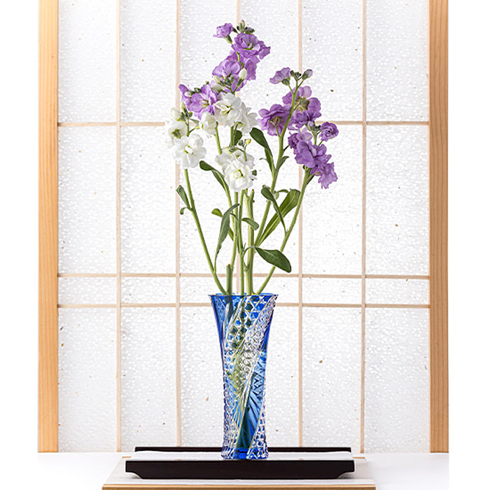 カガミクリスタル KAGAMI | 江戸切子 一輪挿 清流