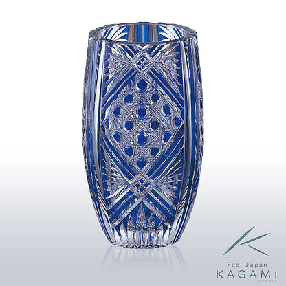 カガミクリスタル KAGAMI | 江戸切子 花瓶 F673-1845-CCB