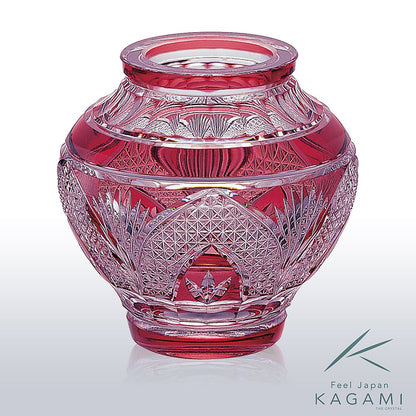 カガミクリスタル KAGAMI | 江戸切子 花瓶 F687-2313-CAU