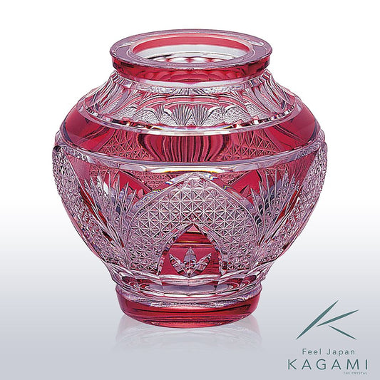 カガミクリスタル KAGAMI | 江戸切子 花瓶 F687-2313-CAU