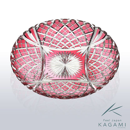 カガミクリスタル KAGAMI | 江戸切子 飾り皿 D556-2680-CAU 受注生産商品