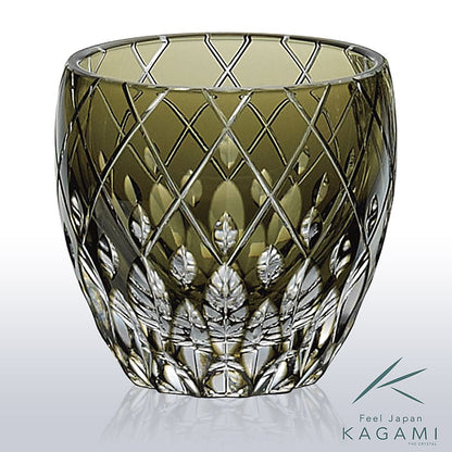カガミクリスタル KAGAMI | 江戸切子 冷酒杯 T535-2641-BLK 伝統工芸士 篠崎英明