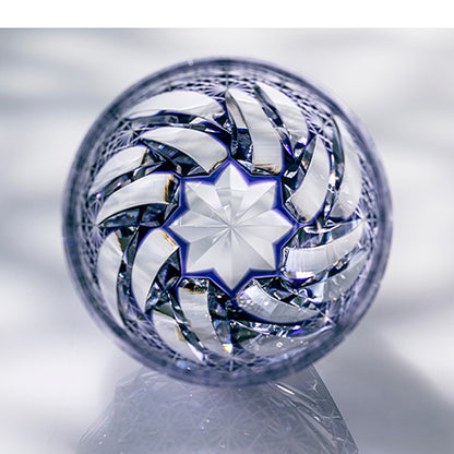 カガミクリスタル KAGAMI | 江戸切子 伝統工芸士 篠崎英明 ロックグラス 風雅