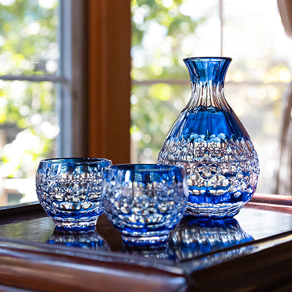 カガミクリスタル | 江戸切子 ロックグラス 酒器揃 玉舞 BPS328-2708-CCB 伝統工芸士 篠崎英明