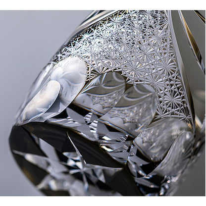 カガミクリスタル KAGAMI | 江戸切子 伝統工芸士 根本達也 ロックグラス 慶雲海