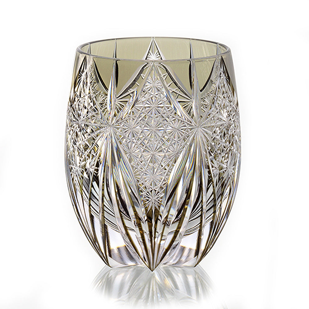 カガミクリスタル KAGAMI | 江戸切子 伝統工芸士 根本達也 ロックグラス 昴 BLK