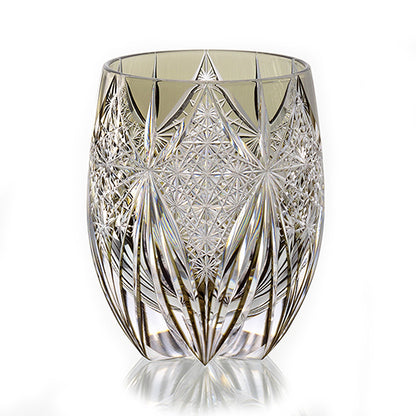 カガミクリスタル KAGAMI | 江戸切子 伝統工芸士 根本達也 ロックグラス 昴 BLK