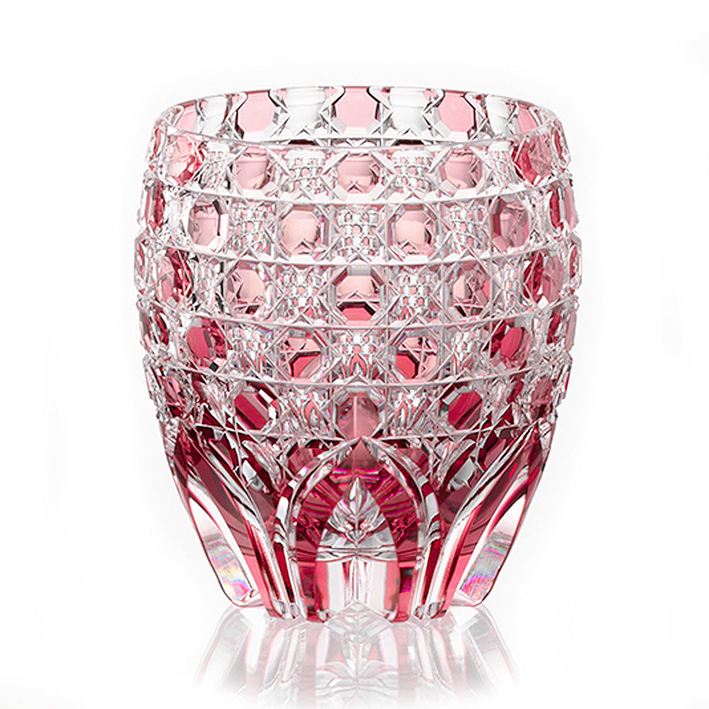 カガミクリスタル KAGAMI | 江戸切子 伝統工芸士 鍋谷淳一 ロックグラス 彩華