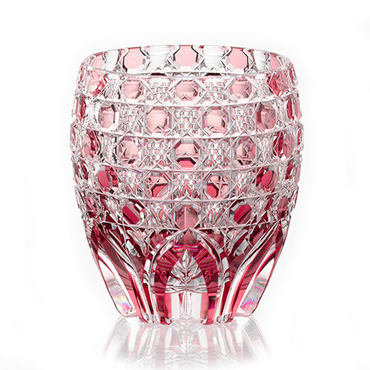 カガミクリスタル KAGAMI | 江戸切子 伝統工芸士 鍋谷淳一 ロックグラス 彩華