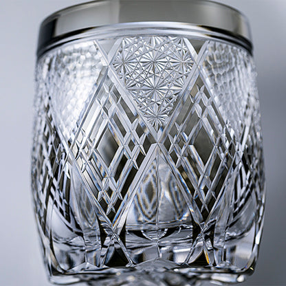 カガミクリスタル KAGAMI | 江戸切子 伝統工芸士 鍋谷淳一 ロックグラス 繁菱