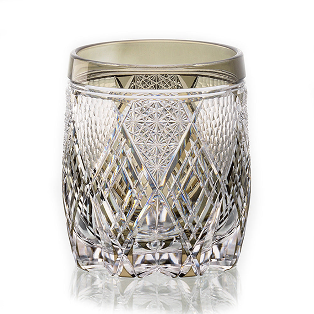 カガミクリスタル KAGAMI | 江戸切子 伝統工芸士 鍋谷淳一 ロックグラス 繁菱