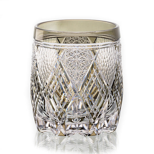 カガミクリスタル KAGAMI | 江戸切子 伝統工芸士 鍋谷淳一 ロックグラス 繁菱