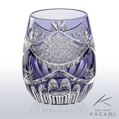 カガミクリスタル KAGAMI | 江戸切子 ロックグラス 夕凪 T741-2836-CMP 伝統工芸士 鍋谷淳一