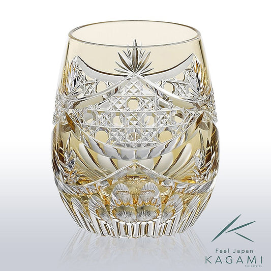 カガミクリスタル KAGAMI | 江戸切子 ロックグラス 夕凪 T741-2837-CUM 伝統工芸士 鍋谷淳一
