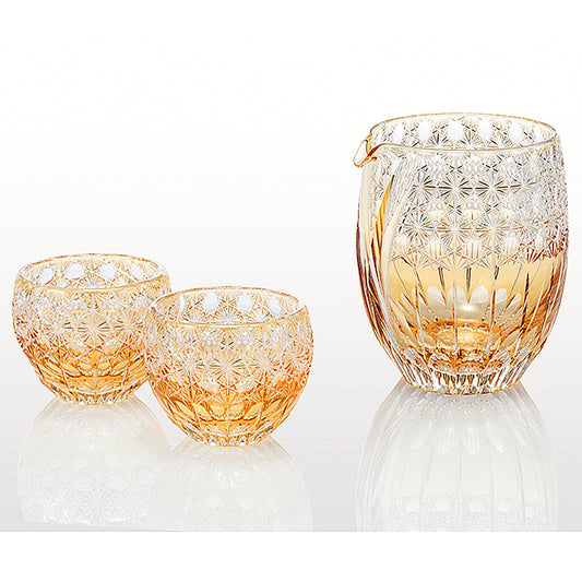 カガミクリスタル KAGAMI | 江戸切子 酒器揃 風華 伝統工芸士 鍋谷淳一