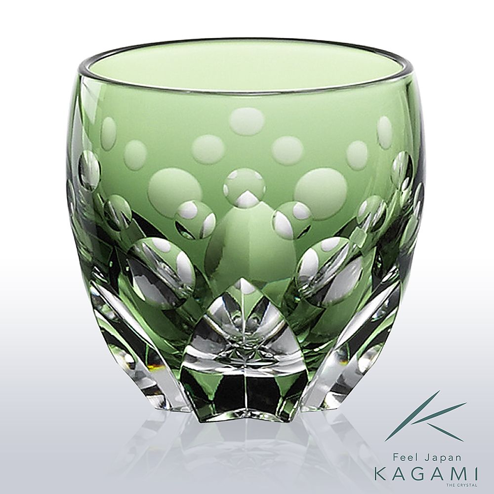 カガミクリスタル KAGAMI | 江戸切子 冷酒杯 水仙 T535-2838-CGR 伝統工芸士 鍋谷聰