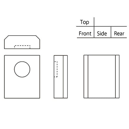 カガミクリスタル ガラス クロック 時計 Q432 | 名入れ メッセージ 名前入り