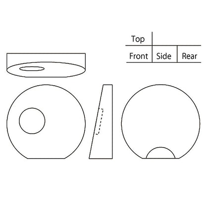 カガミクリスタル ガラス クロック 時計 Q425 | 名入れ メッセージ 名前入り