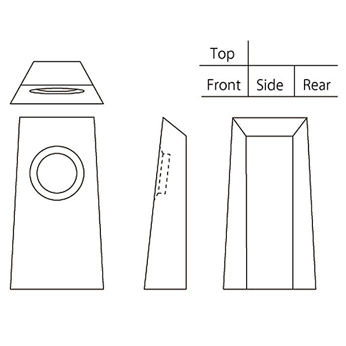 カガミクリスタル ガラス クロック 時計 Q428 | 名入れ メッセージ 名前入り