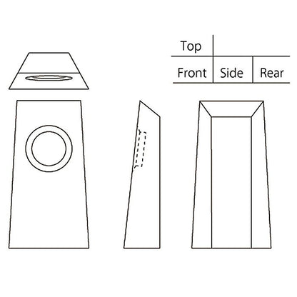 カガミクリスタル ガラス クロック 時計 Q428 | 名入れ メッセージ 名前入り