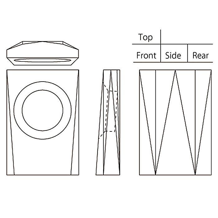 カガミクリスタル ガラス クロック 時計 Q433 | 名入れ メッセージ 名前入り