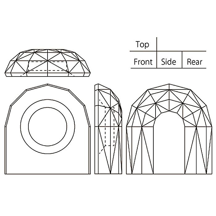 カガミクリスタル ガラス クロック 時計 Q435 | 名入れ メッセージ 名前入り