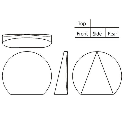 カガミクリスタル ガラス オプティカル トロフィー Q421 | 名入れ メッセージ 名前入り