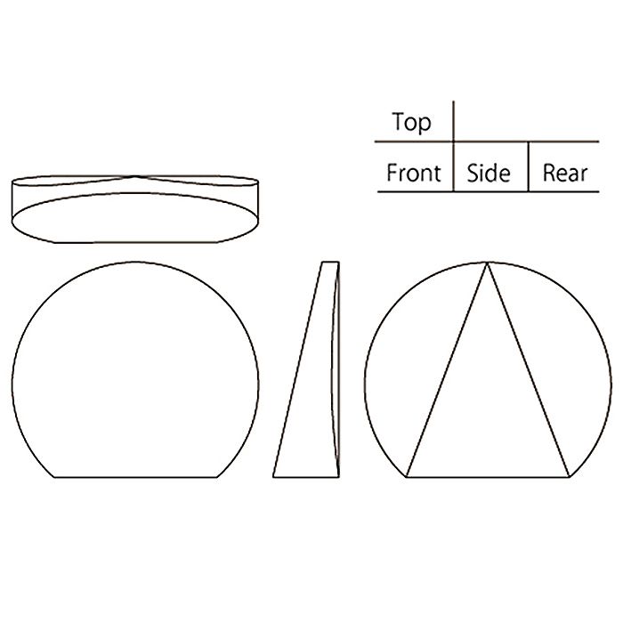 カガミクリスタル ガラス オプティカル トロフィー Q422 | 名入れ メッセージ 名前入り