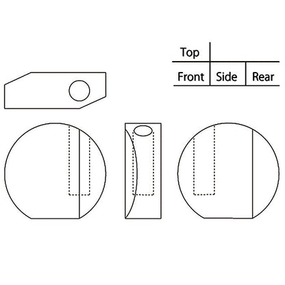 カガミクリスタル ガラス オプティカルガラス 一輪挿し F491 | 名入れ メッセージ 名前入り