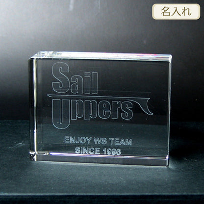 インサイド レーザーアート クリスタル | Lブロック 2D加工