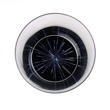 天野漆器 / 螺鈿入ガラス漆 ロックグラス ( ライン / 貝入 ) / ネーム入り