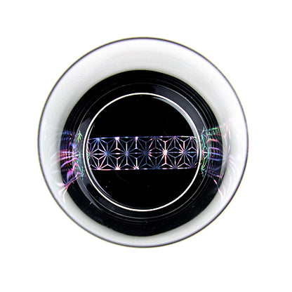 天野漆器 / 螺鈿入ガラス漆 ロックグラス ( 麻の葉 / 貝入 )