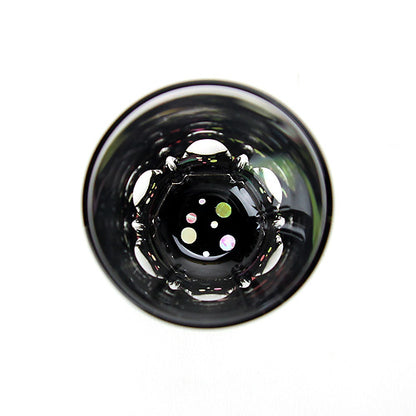 天野漆器 / 螺鈿入ガラス漆 ショットグラス ( 水玉 黒 / 貝入 )